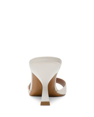 Women's Leather Heeled Mules