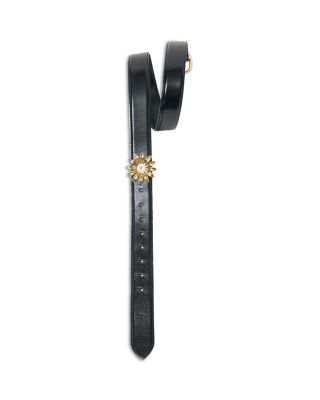 Women's Removable Jewel Leather Belt