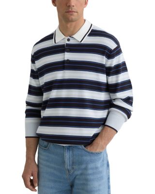 Relaxed Fit Stripe Polo Shirt