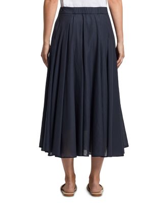 Pleated Midi Skirt