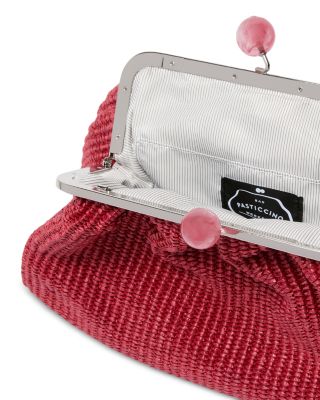 Pasticcino Medium Raffia Effect Handbag