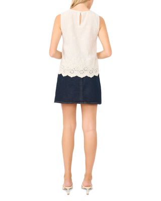 Sleeveless Crewneck Top