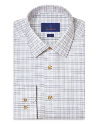 Trim Fit Dobby Check Dress Shirt