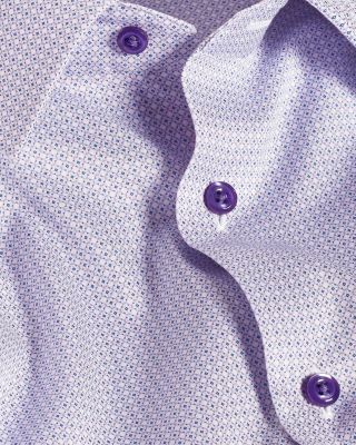 Trim Fit Geometric Print Dress Shirt