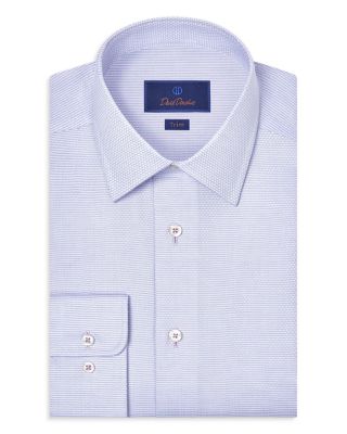 Trim Fit Micro Dobby Dress Shirt