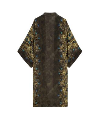  Printed Long Kimono