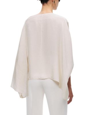  Fluid Cape Blouse