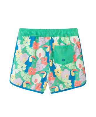 Boys' Toucan Floral Swim Trunk - Little Kid