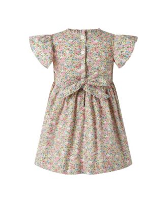  Girls' Floral Ruched Dress - Little Kid, Big Kid