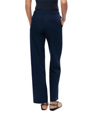 Tailored Straight-Leg Pants