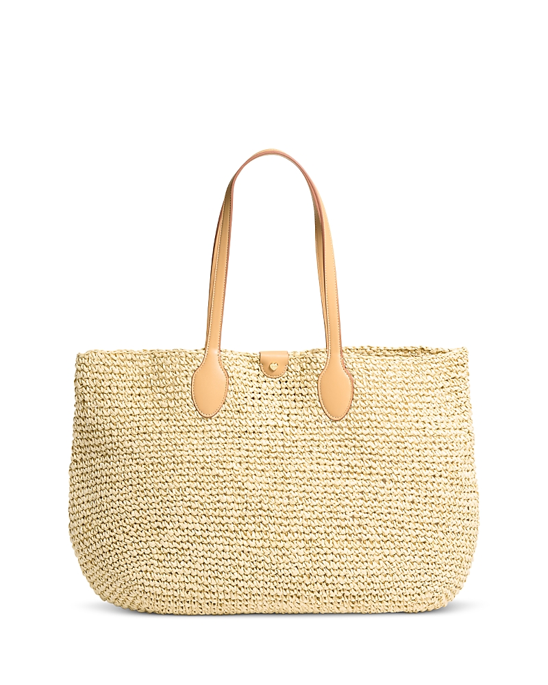 Stoney Clover Lane Large Raffia Beach Tote Bag