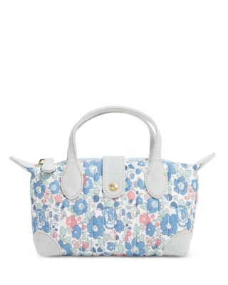 Mini Printed Cotton Pouchette Crossbody Bag