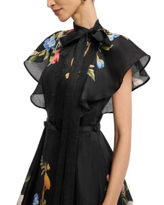 Elsie Flutter Sleeve Dress