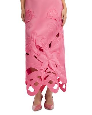 Rayna Appliqu&eacute; Bustier Maxi Dress