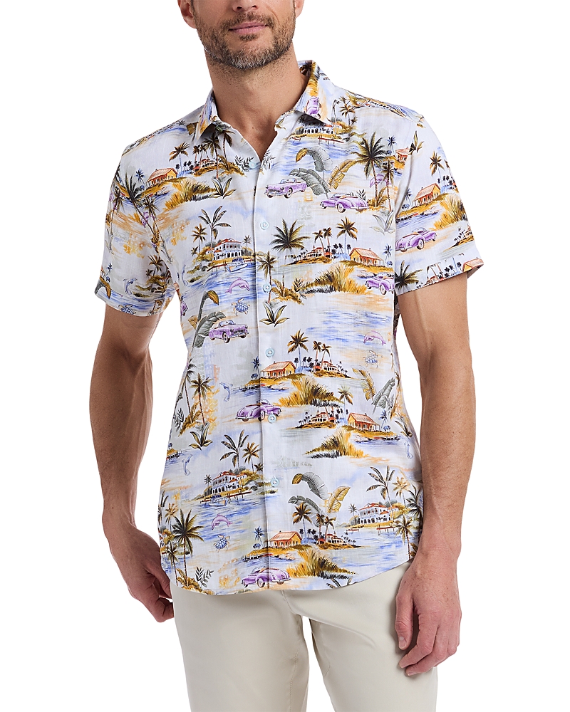 Robert Graham Curtis Tropical Graphic Shirt