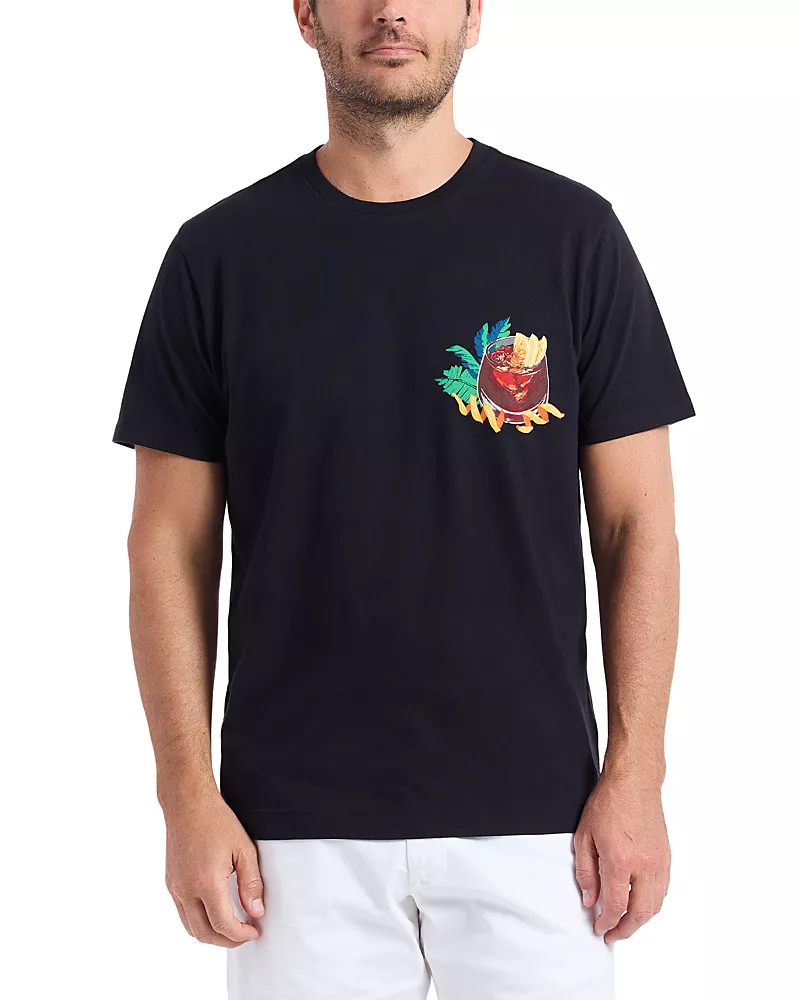 Robert Graham Captain Negroni Graphic T-Shirt