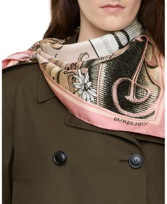 Etched Knight Silk Scarf