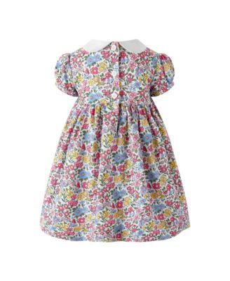 Girls' Ditsy Floral Smocked Dress and Bloomers - Baby