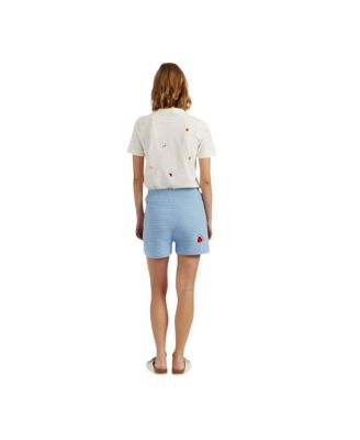 Women's Cotton Snoopy Crochet Shorts