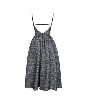  Katalina Tweed Backless Midi Dress
