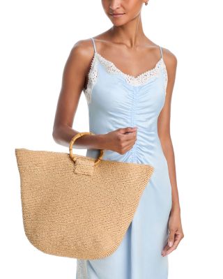 Large Raffia Tote Bag - Exclusive