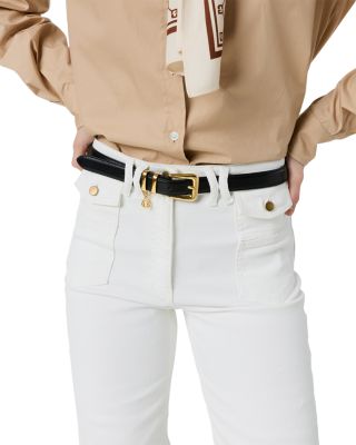 High Rise Flare Jeans in Optic White