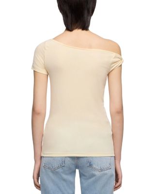 Twisted Off-the-Shoulder Tee