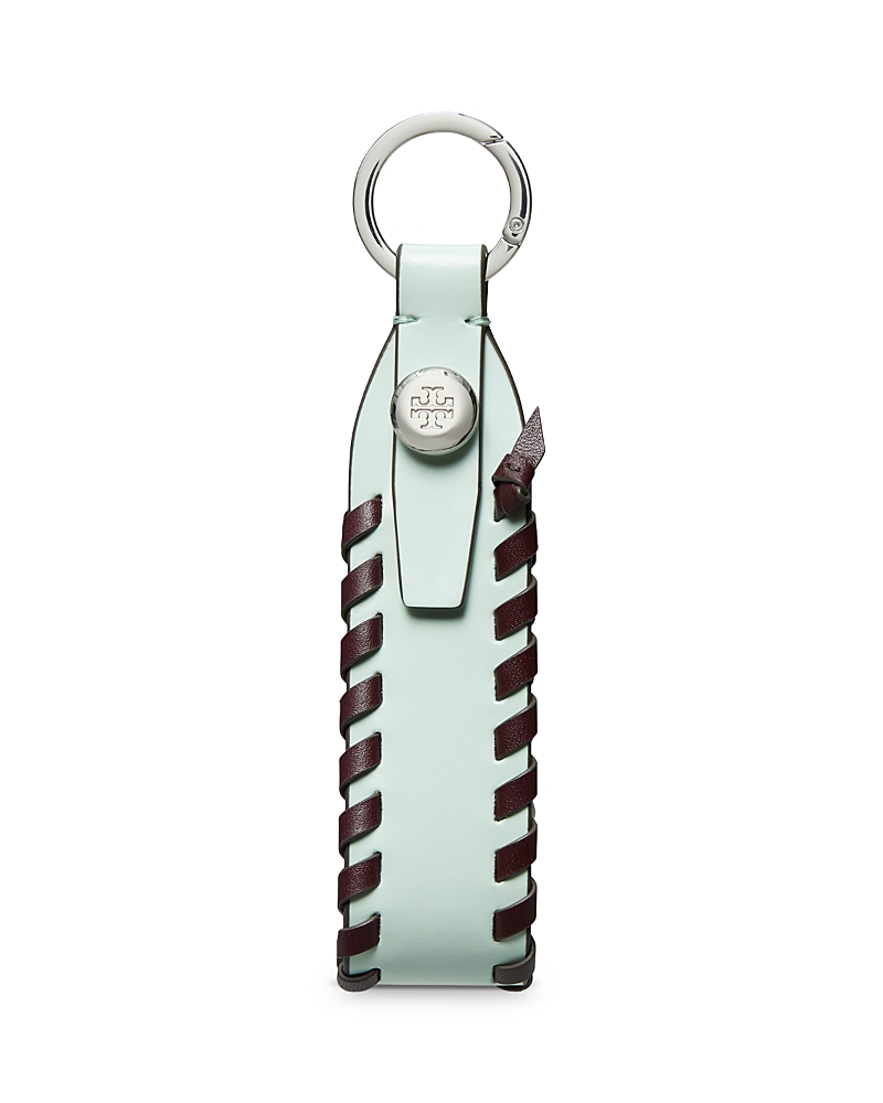 Tory Burch Woven Leather Key Fob · OS