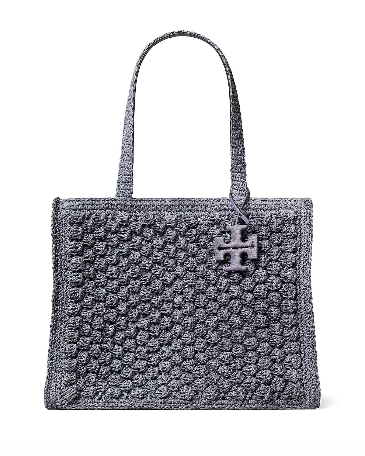 Tory Burch Ella Hand Crochet Straw Tote Bag