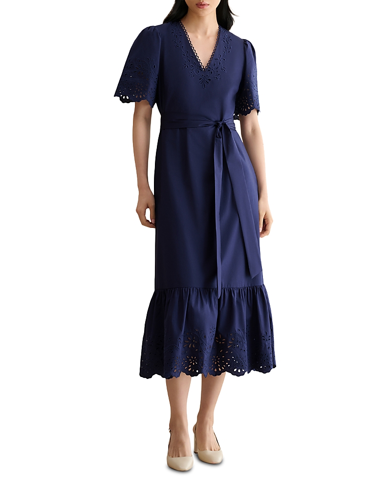Hobbs London Meghan Tie Waist Dress