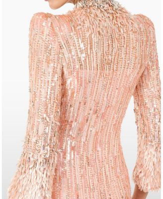 Memphis Sequin-Embellished Maxi Dress