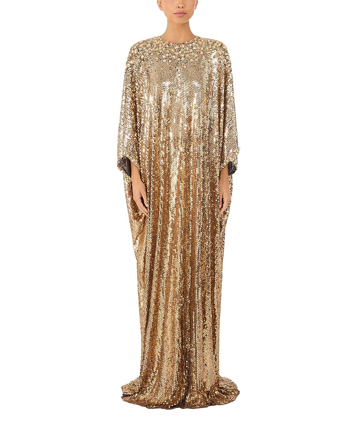 Jenny Packham Fontaine Sequin-Embellished Maxi Dress