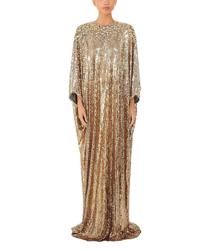 Jenny Packham Fontaine Sequin-Embellished Maxi Dress