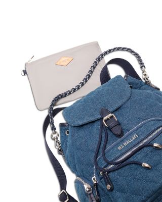 【denim&dungaree】リュック M イルカ ワッペン MZ WALLACE Crosby Mini Quilted Denim Backpack | Bloomingdale's