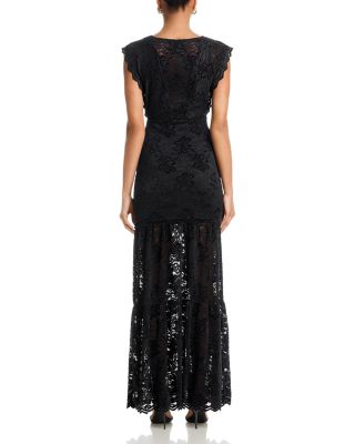 Lace Drop Waist Maxi Dress