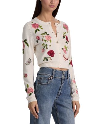 Dollie Crewneck Cardigan Sweater