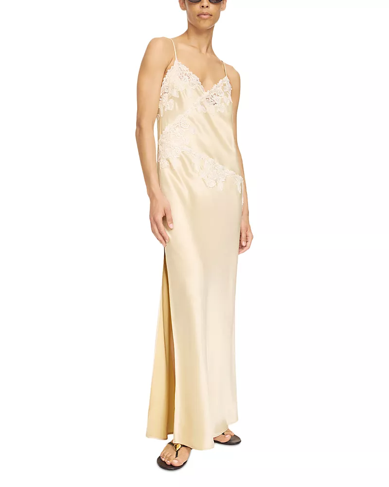 By Malene Birger Vera Satin Slip Dress
