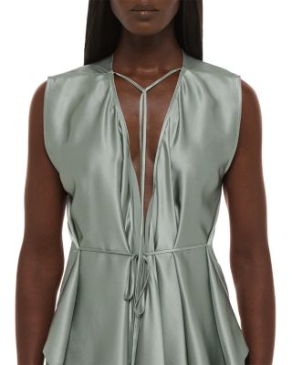 Silk Scarf Drape Top