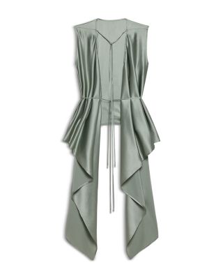 Silk Scarf Drape Top