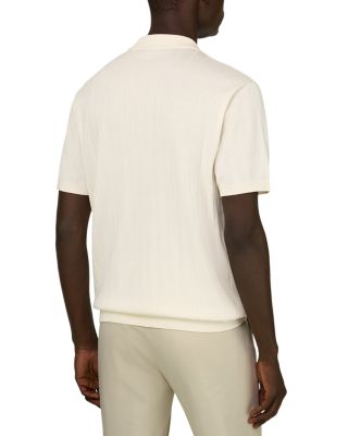 Relaxed Fit Cotton Silk Polo Shirt