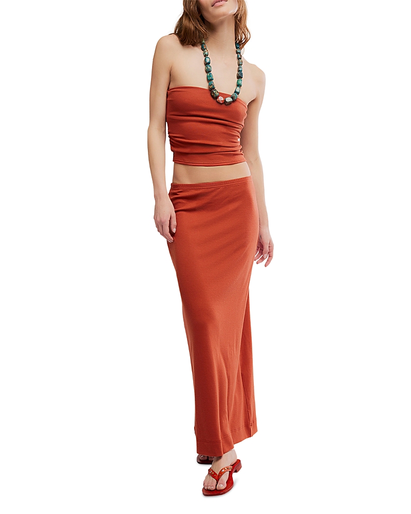 Free People Good Feels Tube Top & Skirt Set