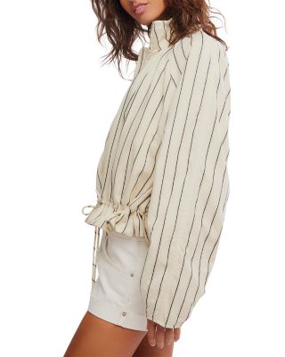 Devon Striped Balloon Jacket