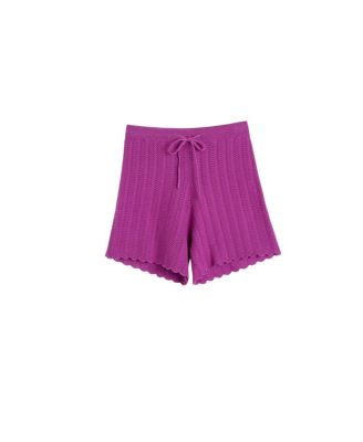  Women's Cotton Crochet Shorts