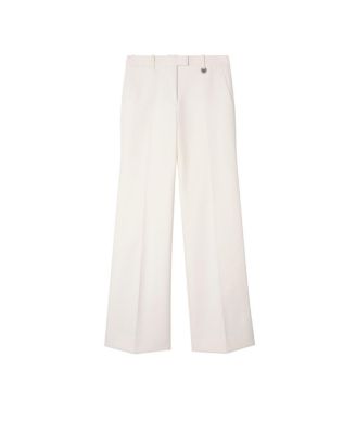  Cotton Blend Tailored Trousers
