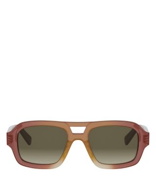 3 Dots Pilot Sunglasses, 53mm