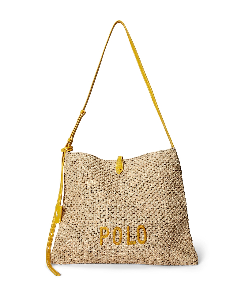 Polo Ralph Lauren Polo Play Raffia Messenger Bag