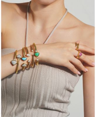 18K Yellow Gold Timo Ruby & Diamond Pav&eacute; Ring