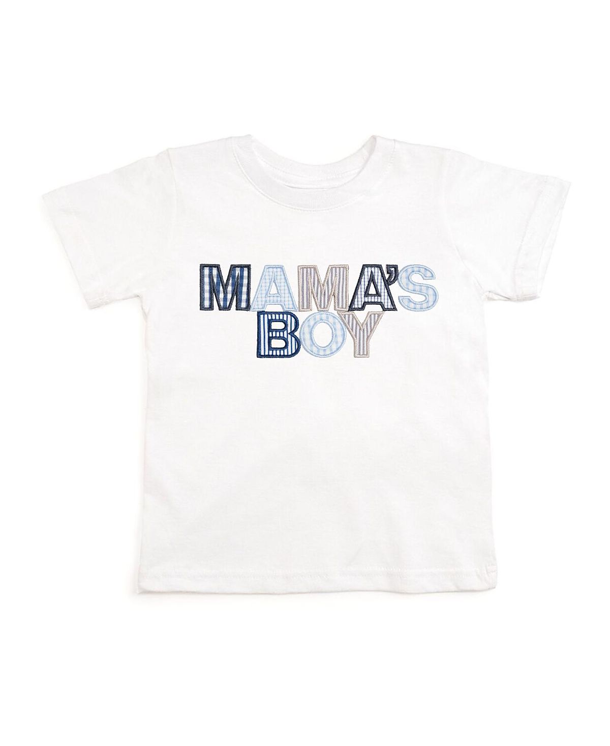 Sweet Wink Boys' Mama's Boy Patchwork Short Sleeve T-Shirt - Baby, Little Kid