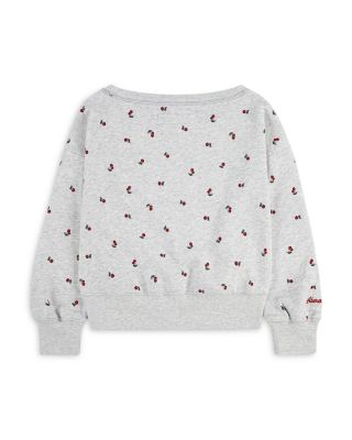 Girls' Printed Off-the-Shoulder Sweatshirt - Little Kid, Big Kid