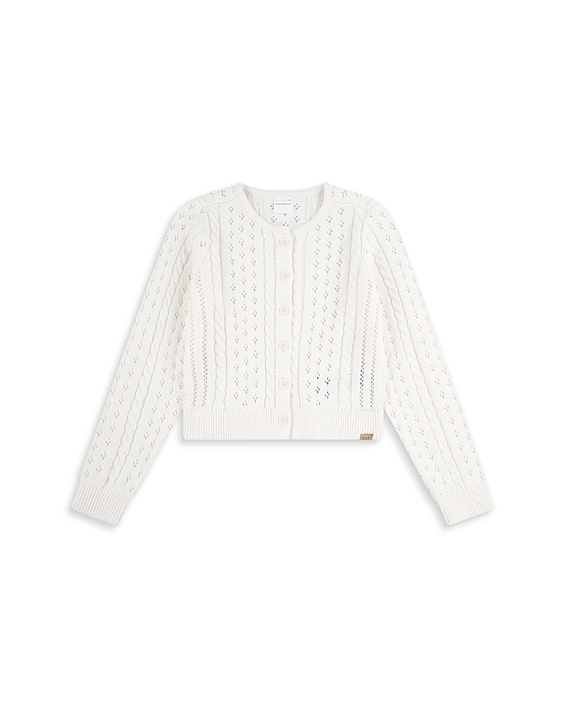 abercrombie kids Girls' Cropped Cable Cardigan - Little Kid, Big Kid